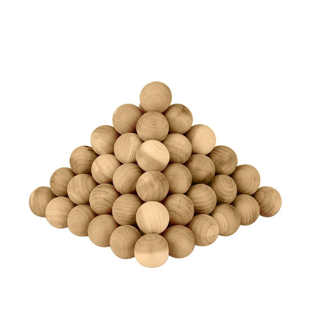 80Piece Cedar Clothes Moth Resistant Round Loose Beads For Clothes Storage And Drawers Clothes With A Natural To Moth Balls