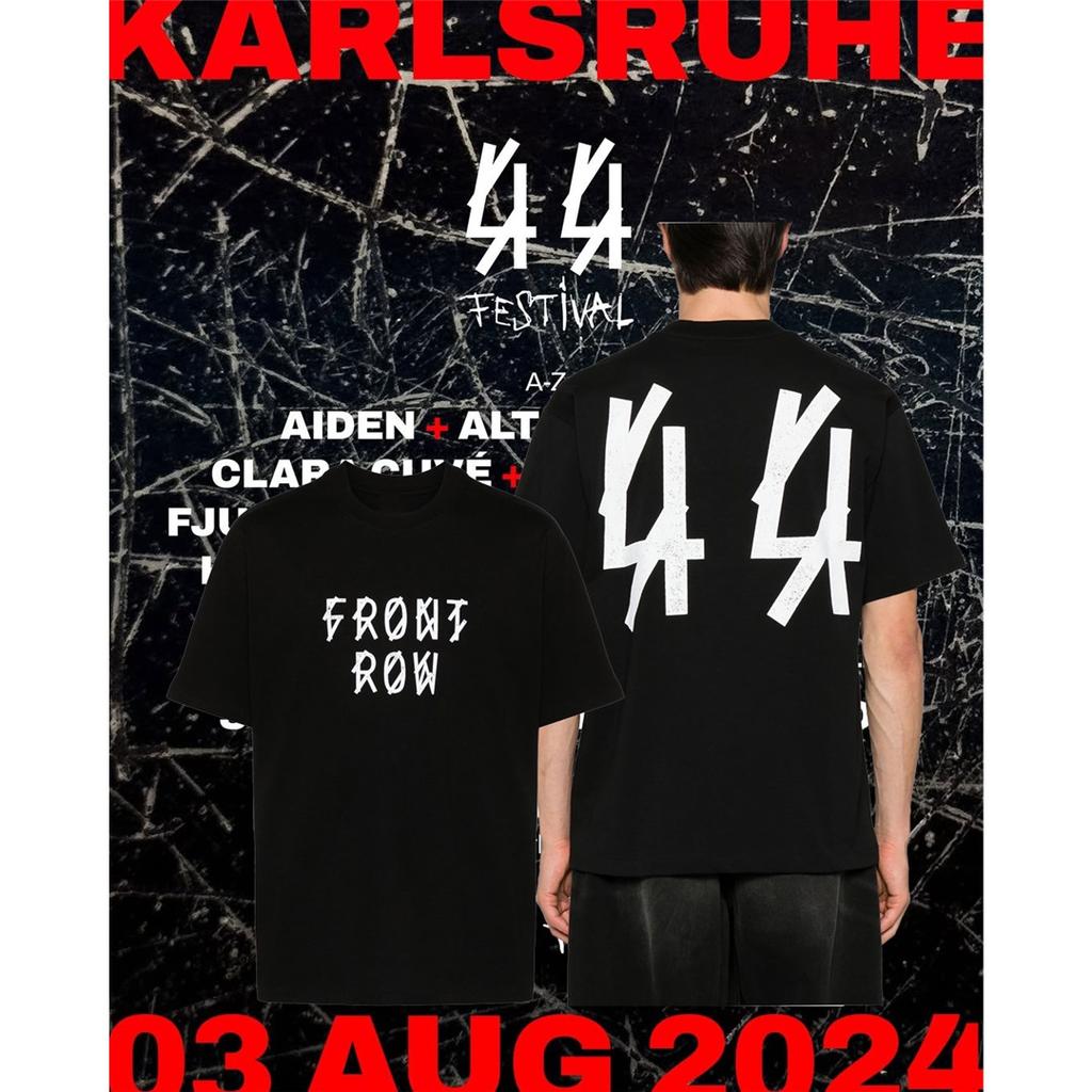 44 LABEL GROUP Cotton T-shirt Men's Women's Hip Hop Letter Printed Oversized T-Shirt Quality Designer Brand Tee Tops Streetwear Female Male Clothing