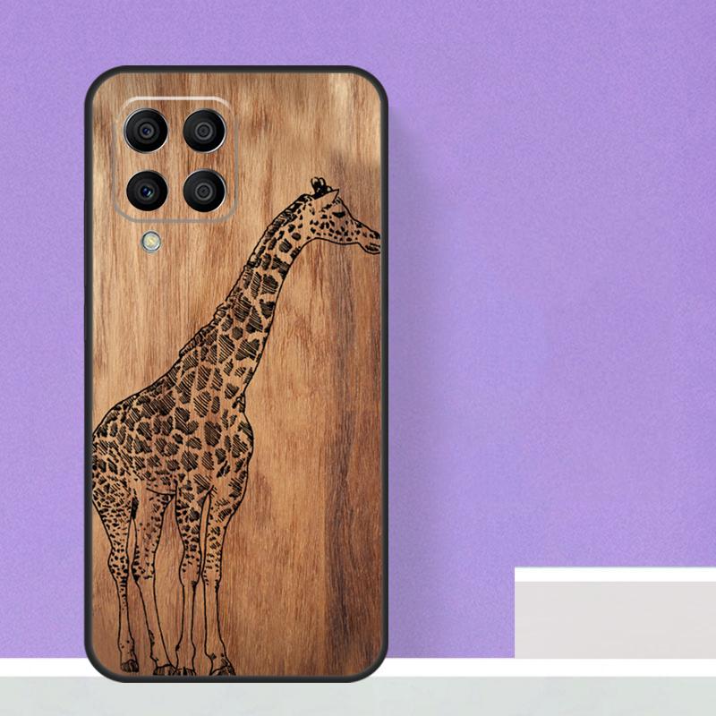 Natural Bamboo Wood Pattern Print For Samsung Galaxy M12 M32 M52 M14 M34 M54 M21 M51 M31 M30s M20 M15 M55 M13 M33 M53 Case