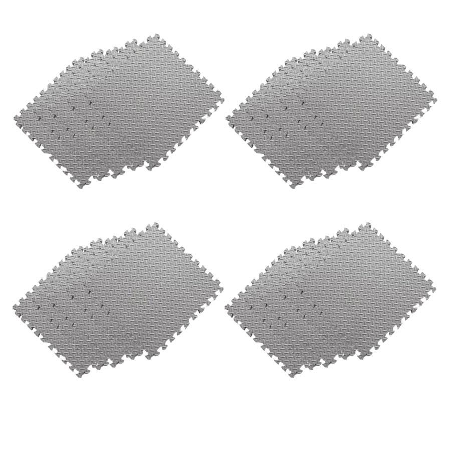 KUUJOJO Fitness with EVA Foam Interlocking Tiles for Mixed Martial Arts, Exercise, and Home Fitness Mats, Floor Liner.