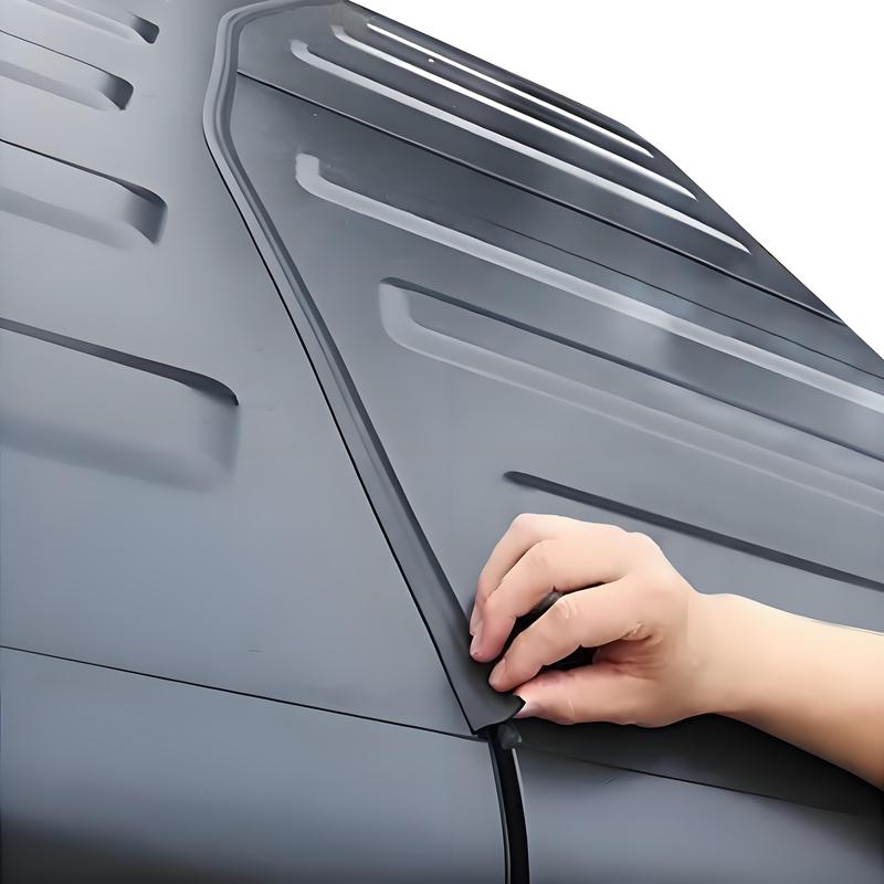 Rubber Car Windshield Seal Strip Roof Window Edge Seal Protector Strip for Jeep Wrangler JK JL 2007-2025 Exterior Accessories