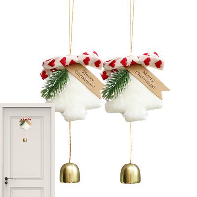 Christmas Door Bell Decorations 2 Pieces Vintage Festive Ornaments Jingle Bell Christmas Decorations For Indoor Home Bedroom