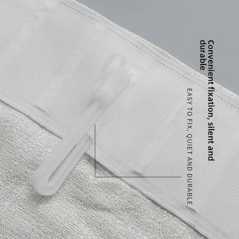 Korean Style Adjustable Plastic Curtain S-Hook Folding Accessory