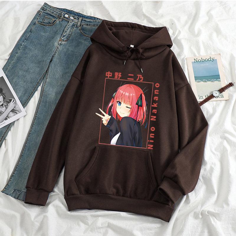 Cheap Anime Cute Women Hoodies Streetwear Pullover Sweatshirt Printing
