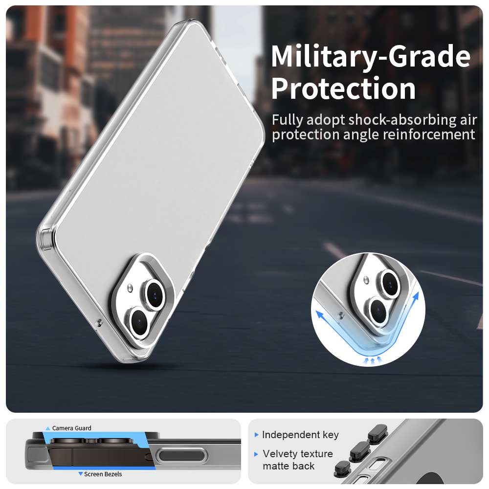 Frosted Case For Samsung Galaxy A06 Cover Samsung Galaxy A06 A05 Fundas Coque Matte Translucent PC Back Bumper For Samsung A06