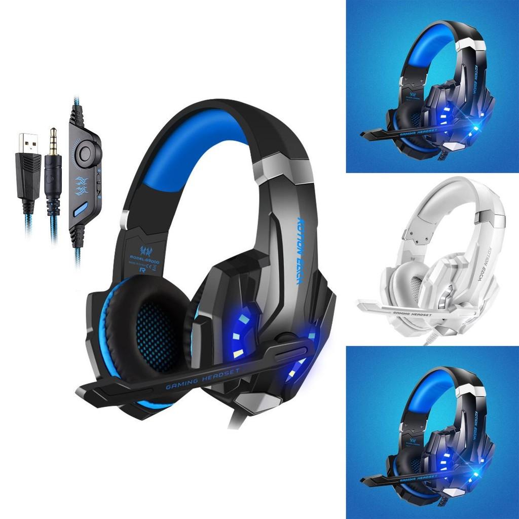 Kotion Each G9000 Cuffie da Gioco Microfono ad Alte Prestazioni con Cancellazione del Rumore Vestibilità Comoda Per Lunghe Sessioni di Gioco