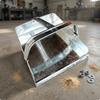 Galvanized Dustpan Thickened Metal Dust Pan Sturdy Small