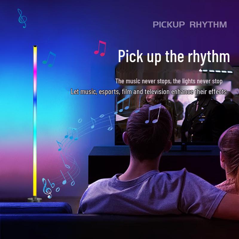 RGB Color-Changing Corner Atmosphere Lamp - DIY Splicing Floor & Bedroom Light