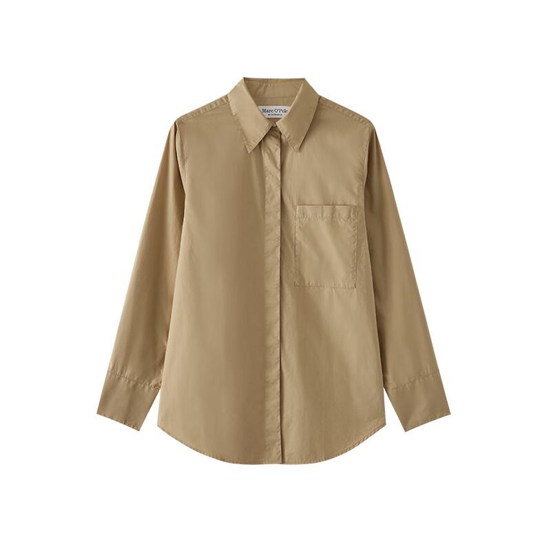 Marc O Polo Women s Cotton Loose-Fit Long Sleeve Shirt S