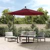 Vidaxl Replacement Cover for Garden Umbrella, Burgundy, 300 Cm