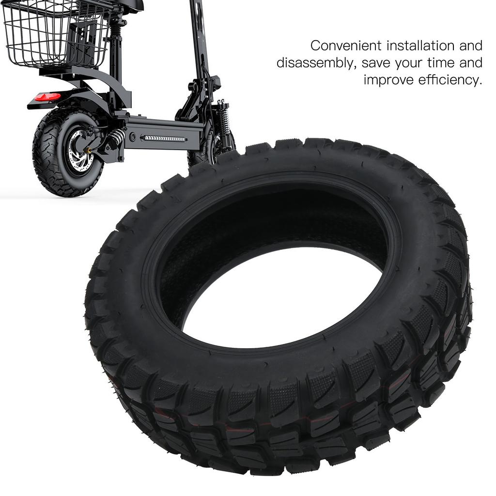 10 Zoll Schlauchloser Reifen 90/65?6.5 Vakuumradverschleiß?Widerstandsfähiger Verdickter Elektroroller-Reifen