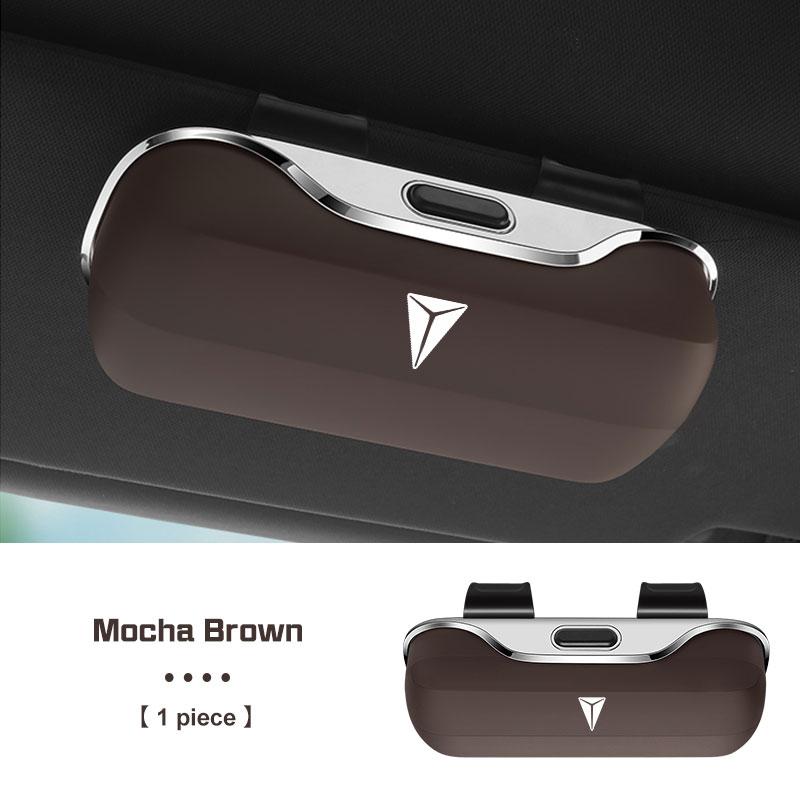 Car Visor Glasses Box Portable For Changan Deepal S7 S07 SL03 S05 G318 S09 Auto Sunglasses Holder Eyeglasses Case Car Accessries