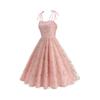 Women's Fashion Color  Sleeveless Dress