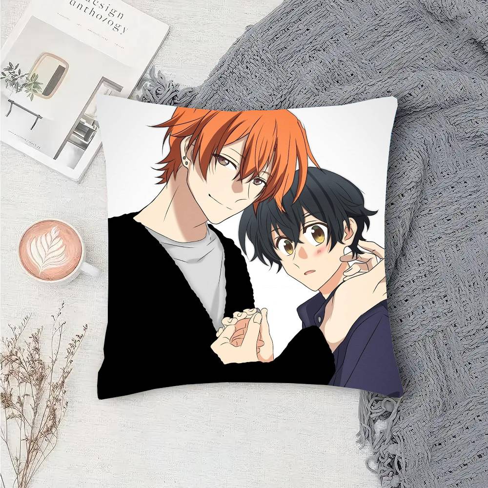 Sasaki And M-Miyano Anime Pillow Case Sofa Cushion Cover Room Home Decoration