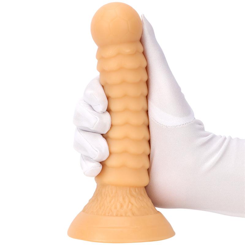 Female Simulation Masturbator Eggless Penis Private Stick Thrusting Soft Rear Anal Plug Erotic Products