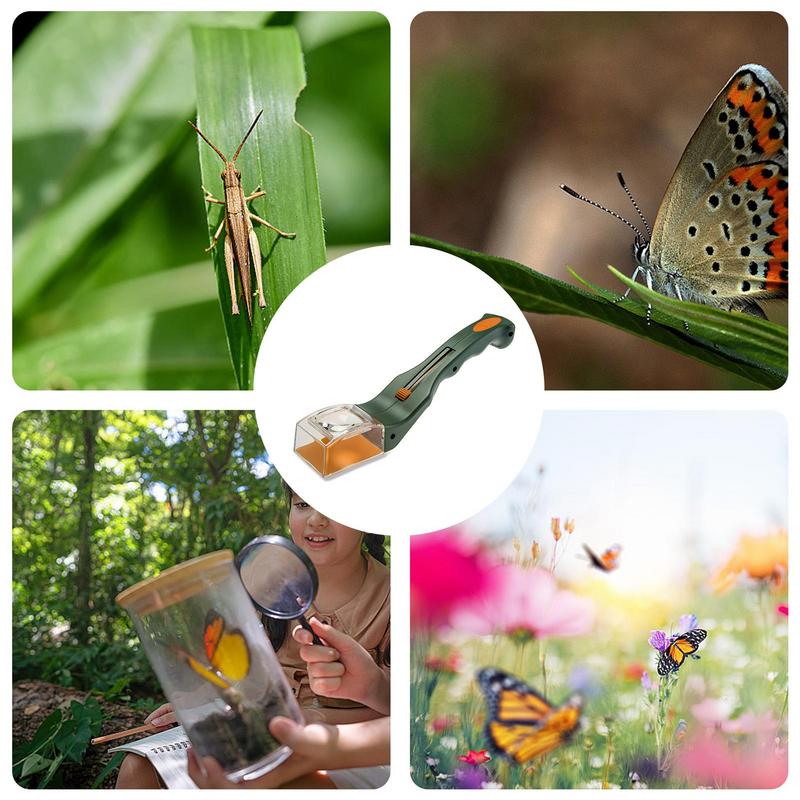 Fly Catching Tool And Magnifier Contactless Magnifying Quick Release Gadget Fly Catcher For Boys Girls Adults Children Nature