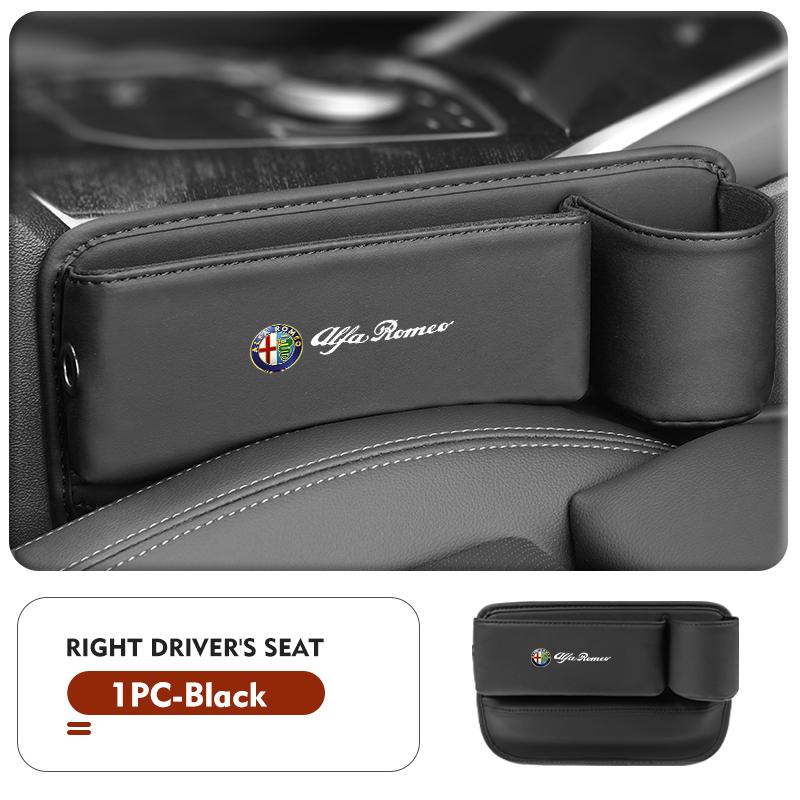 XJCF8 Car Seat Gap Storage Box Cup Holder Phone Organizer Accessories For Alfa Romeo Giulietta GT 159 147 156 Mito Brera Giulia Spider