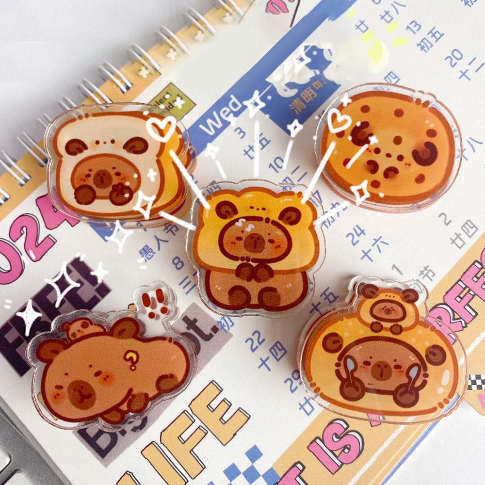 

Acrylic Guinea Pig Folder Office Supplies Cartoon File Folder New Capybara Note Holder