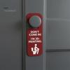 Humorous Office Privacy Indicator Funny 3D Printed Door Hanger Sign for Workshop And Office, Don't Come in I'm Printing, Durable Plastic Technology