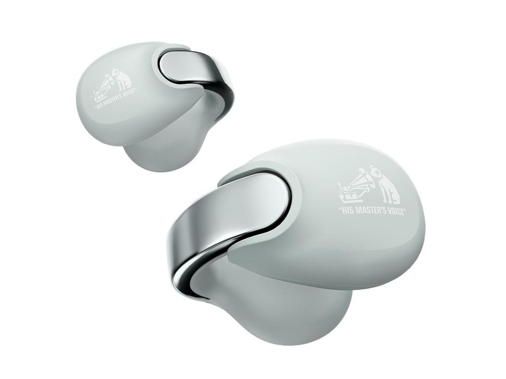 JVC Kenwood Victor Wireless Bluetooth Open Ear App 24 Hours Total Sound Ice Gray HA-NP1T-H Earphones, Ver. 5.3, Ear, Cuff, Compatible, Multipoint,