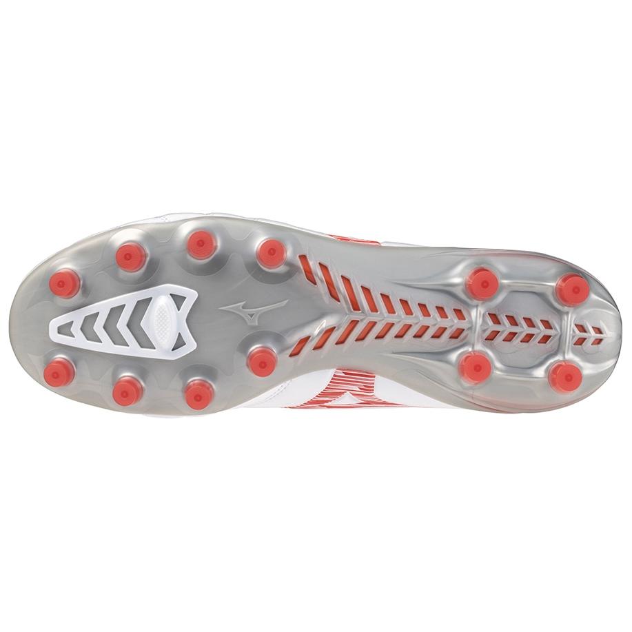 Mizuno Monarchida Neo III Pro Comfortable Non-Slip Durable Soccer Shoes Unisex Soccer Shoes White Red P1GA242260