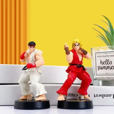 Hot Anime Street Fighter Attività di Combattimento Action Figure Ken Masters Hoshi Ryu PVC Giocattoli Carini e Affascinanti Bambole Decorazione Stanza Data di Nascita Regalo