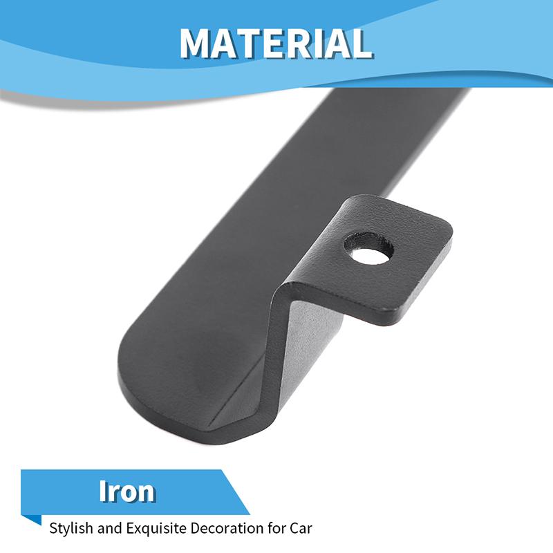 Držák kliky skla zadních dveří, montážní držák vhodný pro Jeep Wrangler JL 2018 Up, doplňky do interiéru