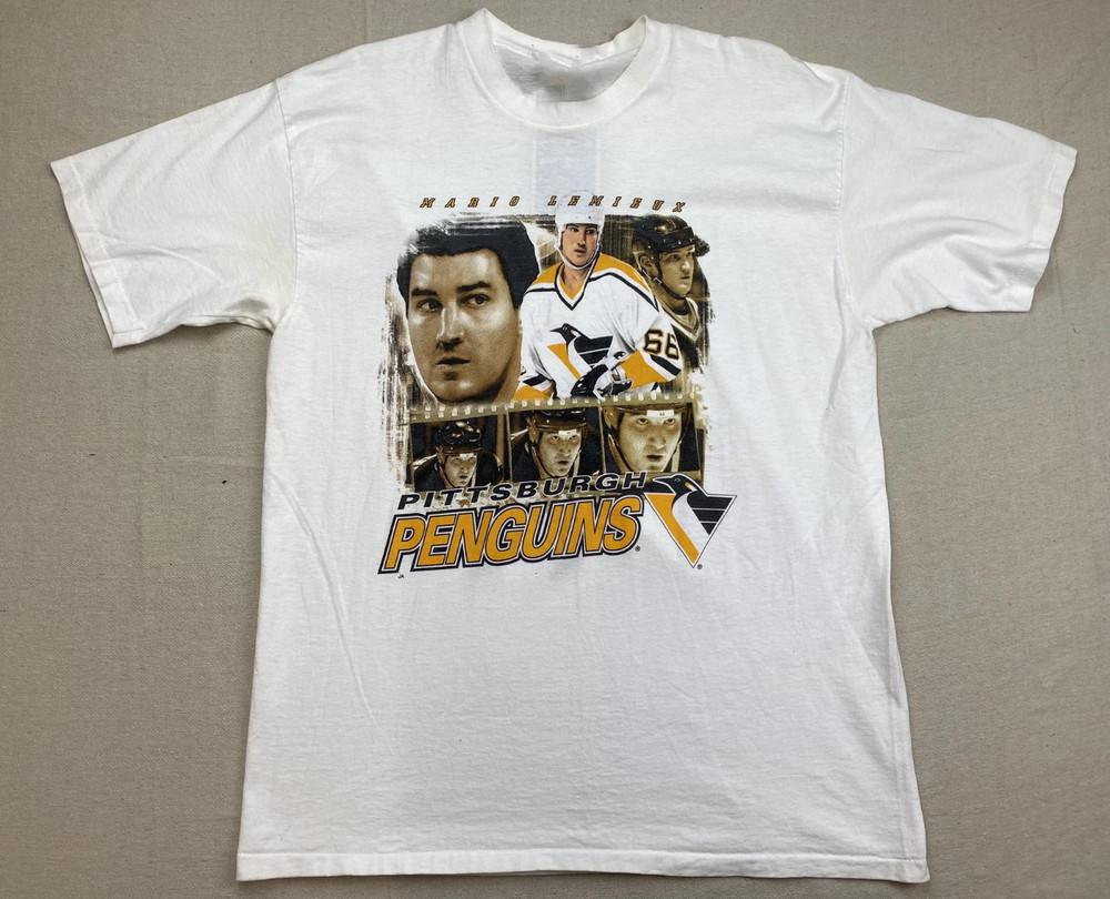 Pittsburgh Penguins Mario Lemieux Film Room  T-Shirt Unisex Tee S-4XL VN2351 Unisex T-Shirt S