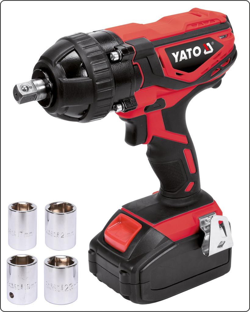 Impact Wrench 18V 1/2'' 300Nm 2.0Ah - Yt-82804