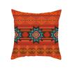 Bohemian Printed Peach Skin Velvet Pillow Cover Colorful Geometric Abstract Ethnic Style Pillow Cover