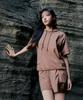 Women'S Woven Hooded Short Sleeve Tee_Pag2Th2464