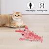 USB Charging Simulation Lobster Pet Toy Cute Plush Lobster Cat Toy Washable Electric Dancing Lobster Toy for Cats Toys