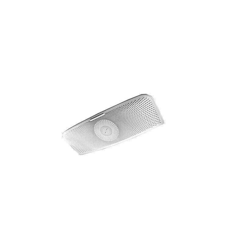 Front Reading Lamp Frame Cover Trim For Benz S-Class 2008-2013 Silver Titanium