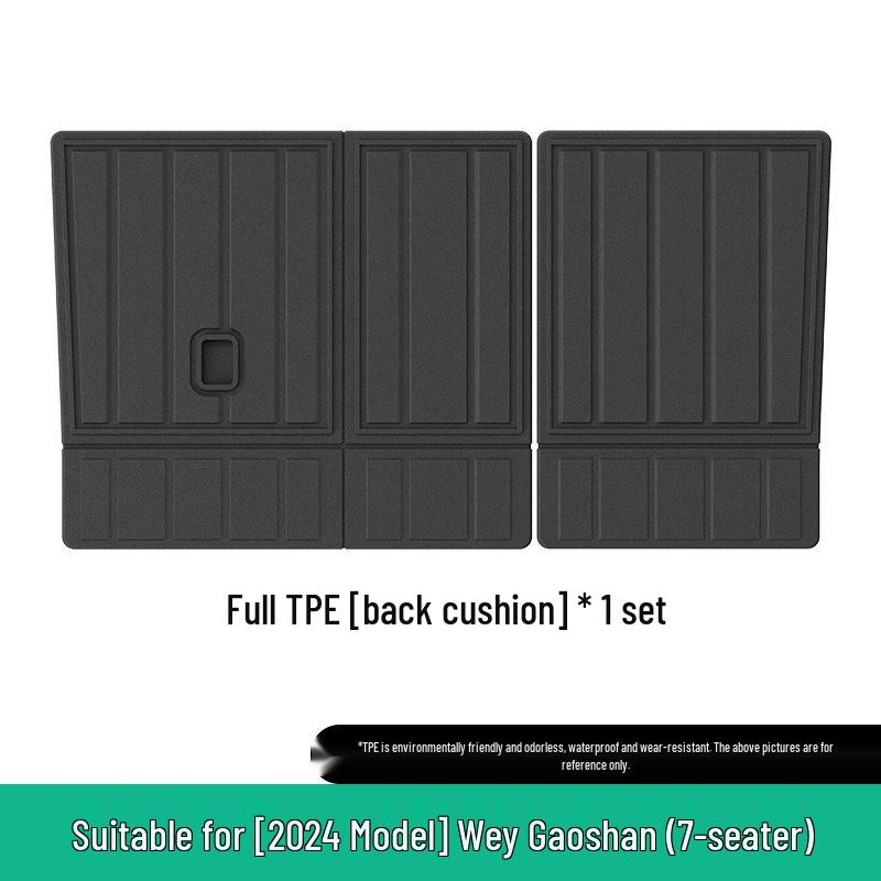 Fits 24 Wei Alpine car models: Custom TPE trunk mats & seat back cushions.