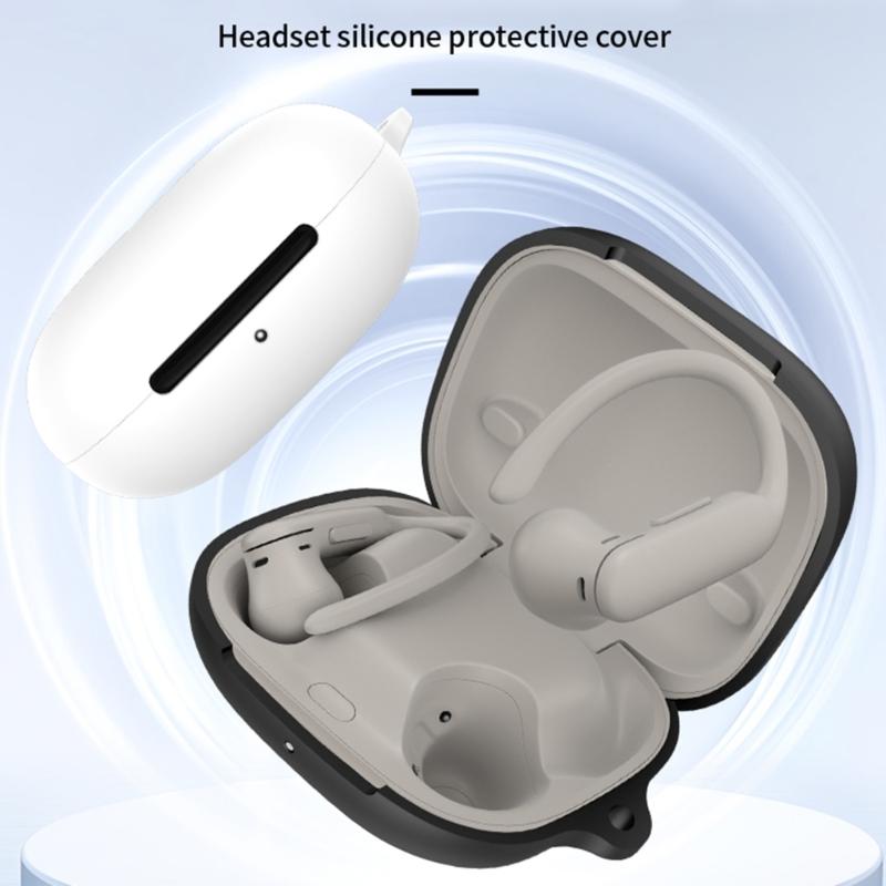 Flexible Silicone Protector Case Housing For Earbud Shockproof Cover Scratch Resistant Sleeve Enhancing Durability Grip
