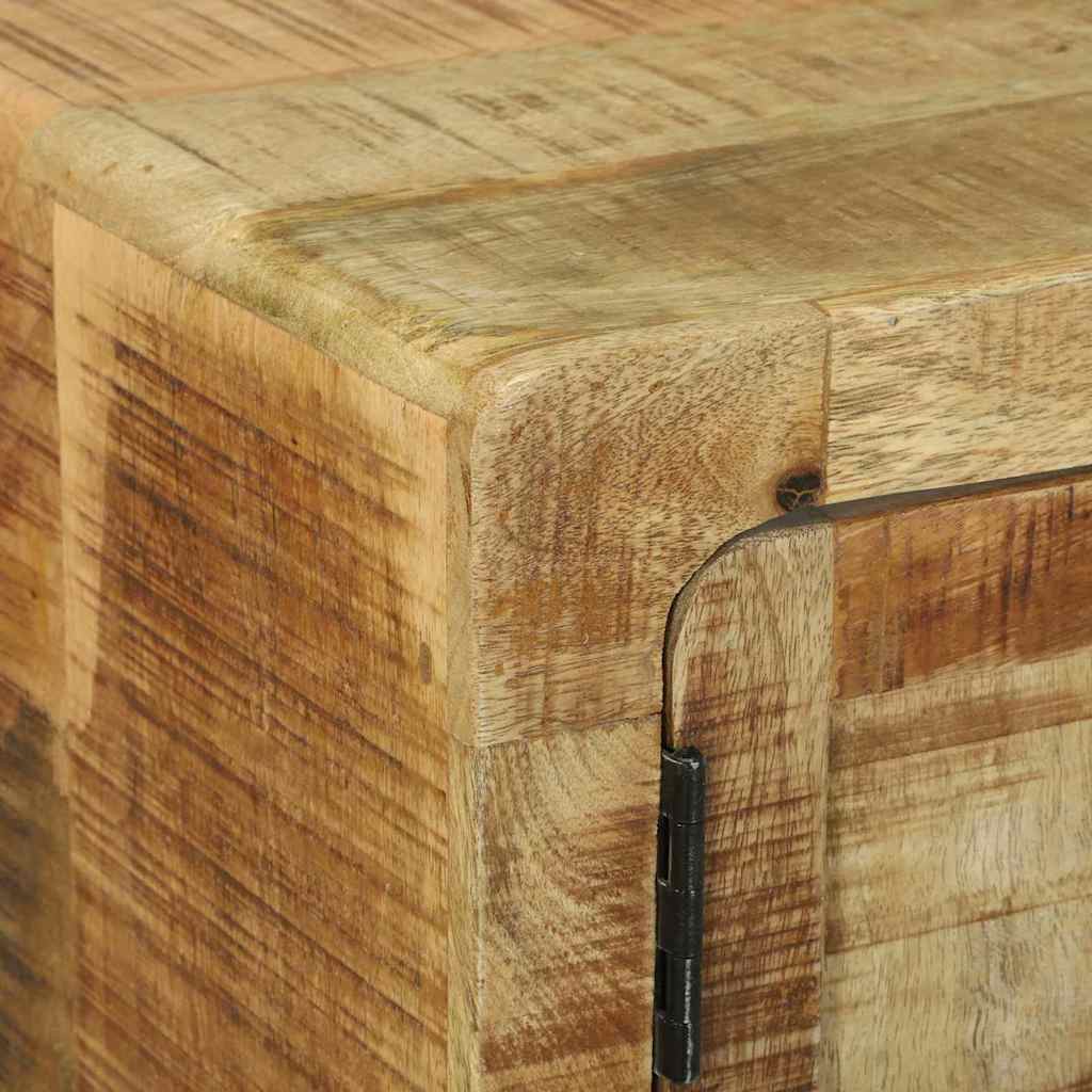 Coffee Table Brown 80 X 54 X 45 Cm Solid Mango Wood