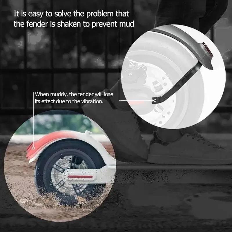 Rear Wheel Fender Mudguard Bracket Support Shockproof Protection for Xiaomi M365/Pro Electric Scooter Fender Bracket Parts