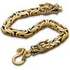 5mm Double Dragon Head Keel Bracelet Fashion Vintage Men Personality Exaggerated Punk Style Animal Senior Sense Bracelets Jewelry Gifts Accessories