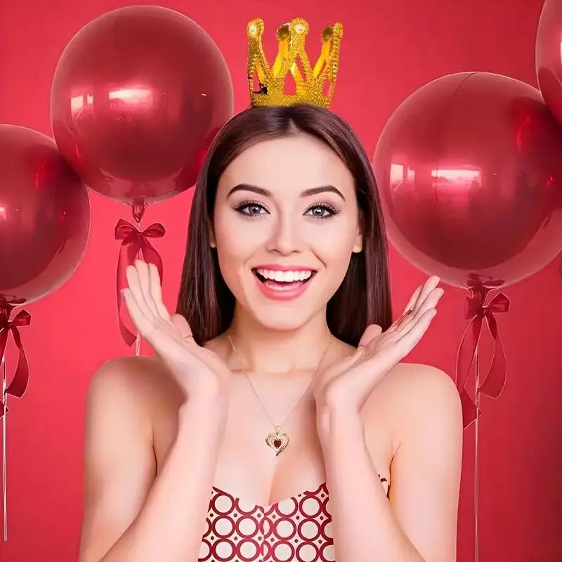 The creative double-door eternal rose jewelry box with a charming heart necklace is the perfect gift, Christmas, Jewelry Boxes