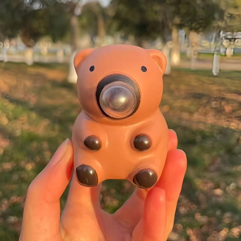 

Cute Capybara Spit Bubbles Squeeze Toy Soft Funny Capibara Fidgets Toys Anxiety-relieving and Relaxing Toys for Friends Gifts