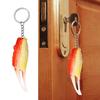 Creative Fried Crab Keyring Amusing Addition To Accessories Ornament Great For Everyday Carry or Gift Giving
