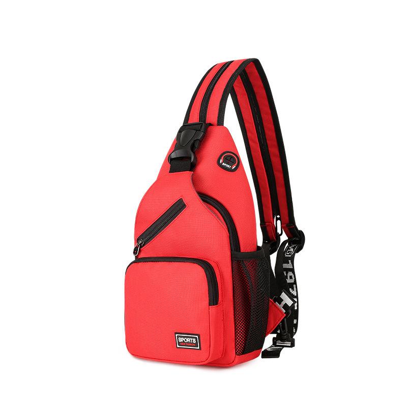 Crossbody Bag One Shoulder Oxford Cloth Chest Bag Crossbody Leisure Multifunctional Backpack Handbag