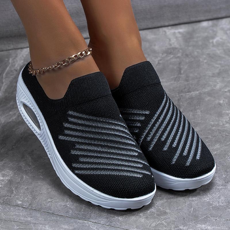 MAEDEF Shoes Women Platform Wedge Women's Half Slippers Casual Shoes Lightweight Women Sneakers Ladies Walking Slippers