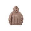 Li Ning X Line Friends Collaboration Brown Bear Print Loose Hoodie Women Hoodies Khaki AWDQB08-3