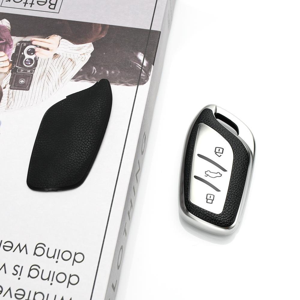 TPU Leather 3 Buttons Car Fob Shell Key Cover Case For Roewe RX8 RX3 RX5 ERX5 I6 I5 for MG 4 Mg4 Ev MG HS GT ZS EV ZX MG5 MG6