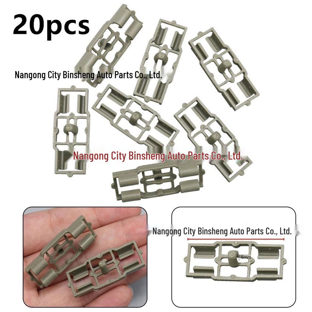 BMW X5 E53 Front/Rear Plastic Door Seal Clip Hood Bracket (51717006757)