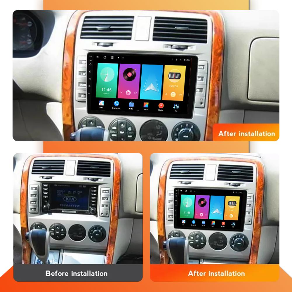 Android Carplay Car Radio For KIA Carnival 2002-2006 Multimedia Player Head Unit Stereo GPS Navigation BT WIFI 2+32GB