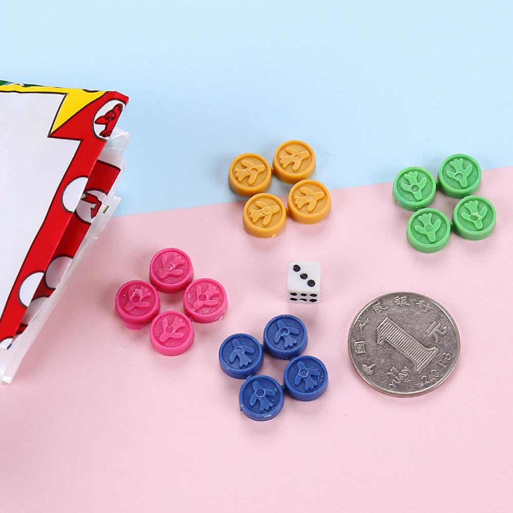 Mini Board Game Flight Chess Set Kids Birthday Party Development Funny Intellectual Earily Boy L1F4