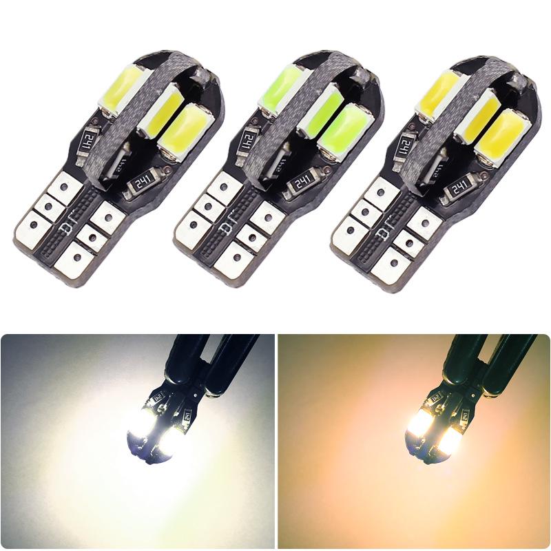 

Светодиодная лампа CANBUS T10 для парковки и салона, 5630 8SMD 5730. Green