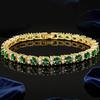 European and American tennis bracelet zircon bracelet women's fashion design light luxury explosive chain